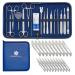 Advanced Dissection Kit - 37 pieces total. High Grade Stainless Steel Instruments perfect for Anatomy Biology Botany Veterinary and Medical Students - By Poly Medical.
