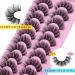Yawamica 5D Volume 17mm Mink False Lashes - 10 Pairs for Natural Wispy Look - Buy Online on GoSupps.com
