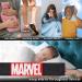 Marvel Hot Water Bottle with Fleece Cover - 1.7 or 2 Litre Capacity Rubber Bag - Cosy Gift for Men | Black Marvel Long - Buy Online on GoSupps.com