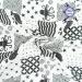 Sensory Muslin Squares in Black and White | Visual Stimulation and Sensory Play | Bamboo/Organic Cotton Mix | 70x70cm - Buy Online on GoSupps.com