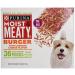 Purina Moist & Meaty Dog Food, Burger with Cheddar Cheese Flavor, 36 Pouches, 6 oz each