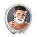 Fogless Shower Mirror with Power Locking Suction Cup - Razor Hook, 360 Rotating Arm - Bathroom Shaving Mirror (Chrome) - Buy Online on GoSupps.com