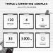L-Carnitine Triple Complex 3000mg - Premium Acetyl-l-carnitine, L-Carnitine Tartrate & Carnitine Fumarate Blend - 120 Capsules - Vegan - Buy Online on GoSupps.com