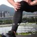 Vital Salveo Compression Sports Full Leg Sleeve - Thigh & Calf Support for Basketball (1 Pair Grey X-Large) - Recovery & Pain Relief - Buy Online on GoSupps.com
