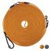 Floxic tow lines for dogs |5m 10m 15m 20m orange |Reflecting Touline with removable hand loop |Also ideal as training lines for puppies