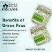 Blessfull Healing Organice Green PEAS 1 lb (453 Gram) - Buy Online on GoSupps.com