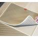 Premium XL Beige Cat Litter Mat - Double Layer Scatter Control & Waterproof - Buy Online on GoSupps.com