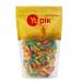 Yupik Gummy Neon Worms 1 kg 6 Count Gluten-Free Sweet & Sour Fruity Flavors Sugary Coating Chewy Small Gummies Fun Treat Sweet Candy Delicious Snack Ideal for Gifting Holidays & Baking 6 kg
