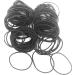 100 Piece Hair Bobbles Elastics Black Snag Free No Metal Thick Thin Multi Buy (Thin Black) - Buy Online on GoSupps.com