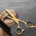 Professional Hair Thinning Scissors 6.5 - Japanese Stainless Steel Barber Shears with Detachable Finger Ring - Gold - Buy Online on GoSupps.com