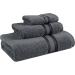 LANE LINEN Bath Towel Set - 100% Cotton, Soft & Absorbent - 18 Piece Space Grey Set - Buy Online on GoSupps.com