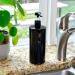 Youngever 4-Set 1L Pump Dispenser Bottles for Shampoo & Lotion | Reusable Plastic Soap Dispenser - Black - Buy Online on GoSupps.com