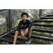 Champion Boys Heritage Script Mesh Short Medium - Crayon Orange/Navy - Buy Online on GoSupps.com