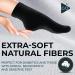 Dr. GO Ultra-Soft Neuropathy Socks for Men - Seamless Diabetic Socks, Non-Binding Top, Cushioned Sole - 4 Pairs, Black, Size 6-9 - Buy Online on GoSupps.com