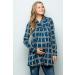 High Neck Maternity Knit Sweater - Long Sleeve Tunic Pullover Top (S Teal/Blk) - Made in USA - Buy Online on GoSupps.com