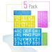 Mr. Pen Alphabet Letter Stencils - Pack of 5 | Letters and Numbers Templates - Buy Online on GoSupps.com