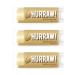 Hurraw! Almond Lip Balm 3 Pack: Organic Certified Vegan Cruelty and Gluten Free. Non-GMO 100% Natural Ingredients. Bee Shea Soy and Palm Free. Made in USA