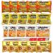 Ja Cor Instant Ramen Noodles Soup Variety Pack (5) Chicken (5) Creamy Chicken (5) Roast Chicken (5) Picante Chicken Flavor 3 oz Bundle with 1-Set Reusable Stainless Steel Chopsticks(Pack of 20)