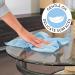 S&T INC. Microfiber Cleaning Cloth 100 Pack - Reusable, Lint Free Towels for Home and Car - Light Blue, 11.5x11.5 - Buy Online on GoSupps.com