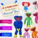 Rainbow Friends Plush Sausage Toy - Soft Stuffed Doll for Kids | Squishmallow Teddy Pillow Figure - Buy Online on GoSupps.com