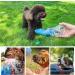 Foldable Blue Pet Water Bottle - Portable 430ml Dog Drinking Bottle for On-the-Go Hiking & Outdoor Adventures - Buy Online on GoSupps.com