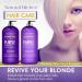 Natural Riches Purple Shampoo & Conditioner Set - Sulfate-Free for Silver, Blonde & Platinum Hair - Removes Yellow Brass Tones - 32 fl oz - Salon Grade - Buy Online on GoSupps.com