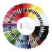 Peirich Embroidery Floss 62 Skeins Friendship Bracelets Floss with Black White Cross Stitch Floss Embroidery Thread  Embroidery Needles 12 Pieces Floss Bobbins - Great Gift for Mother's Day