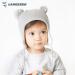 LANGZHEN Toddler Winter Hat Earflap Knit Cap Fleece Lined Beanie for Baby 0-6 Months - Grey - Buy Online on GoSupps.com