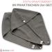 Elexacare Haarturban - 2-Piece Microfiber Turban Towel Set (Anthracite/Dark Gray) for Long Hair - Buy Online on GoSupps.com