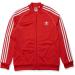 adidas Originals Kids' Superstar Track Top Medium Lush Red/White