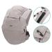 Fillikid Baby Carrier Natural - Cotton & Nettle Fiber Multi-Functional Belly & Back Carrier for Babies 3.5 kg+ Gray - Buy Online on GoSupps.com