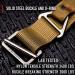 WOLF TACTICAL Everyday Riggers Belt - 1.75 Nylon Web Belt for CQB & CCW | Size L (42-51) | Black - Buy Online on GoSupps.com