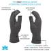Skineez Compression Gloves - Medical Grade Fingerless Design for Arthritis Carpal Tunnel & Tendonitis Relief Moisturizing Benefits One Size Gray - International Shipping Available - Buy Online on GoSupps.com