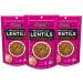 Seapoint Farms Mighty Lil Lentils, Pink Himalayan Salt, Plant Based Protein, Vegan, Gluten-Free, Non-GMO, and Kosher Crunchy Snack for Healthy Snacking, 5 oz (Pack of 3) 5 Ounce (Pack of 3)
