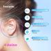 Edwinn Ear Plugs - 3 Pairs Invisible Noise Cancelling Ear Plugs for High Fidelity Hearing Protection - Ideal for Concerts, Raves, Motorcycles, Work - White - Buy Online on GoSupps.com