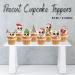 PRECUT Christmas Skull Cupcake Toppers Edible Skull Cake Decorations Christmas Skull Decorations Christmas Skull Cake Topper (12) - Buy Online on GoSupps.com