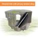ZILLA Vertical D cor Rock Cave 8.75 x 5.875 x 7.25 Grey Vertical Rock Cave Hideout - Buy Online on GoSupps.com