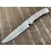 Perkin Damascus hunting knife with sheath 25.4cm long knife- 1975