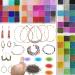 96 Colors Glass Seed Beads with Letter Beads Kit - DIY Jewelry Making Set - Buy Online on GoSupps.com