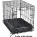 New World Gray Dog Bed | 22-Inch Bolster Bed for Metal Crates | Machine Washable - Buy Online on GoSupps.com