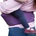 Hippychick Hipseat Baby Carrier | Lightweight Adjustable Back Supporting Waist Stool for 6-36 Months (Purple) purple Purple