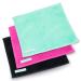 FACESOFT 3 Pack Mini Sweat Workout Towels - Super Soft and Absorbent - Black Pink Blue - Eco-Friendly 100% Cotton Yoga Towel Workout Towel 10x9 inches