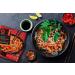 Obento Spicy Kung Pao Udon Bowl - 240g | Authentic Japanese Noodles | International Shipping Available - Buy Online on GoSupps.com