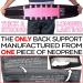 MEDiBrace X-Large Taffy Pink Back Support Belt for Lumbar Pain Relief - Medical Grade Orthopaedic Waist Compression for Sciatica, Scoliosis, and Disc Issues - Buy Online on GoSupps.com