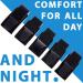Omeer 5 Pack Broken Toe Wraps - Padded No-Slip Toe Protectors for Injured Toes - Washable & Reusable Splints for Right or Left Foot - Buy Online on GoSupps.com