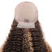 BLY Highlight Deep Wave Lace Front Wig #4/27 Ombre 18 Inch - Honey Blonde Pre Plucked Glueless Wig 180% Density - Buy Online on GoSupps.com