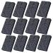 Kitchen Sponge Dish Sponge 12Pcs Non-Scratch Scrub Sponge Absorbent Kitchen Sponges Quick Foaming Dish Scrubber Pads for Effortless Cleaning Dishes Pots Pans Black