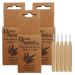 Bamboo interdental brushes 3 packs 10 brushes pPack (0.5 mm)