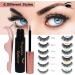 ASMIC BEAUTY Magnetic Eyelashes & Eyeliner Kit - 6 Styles, Reusable, Waterproof, Classy Natural 3D False Eyelashes Set with Ultra Fine Liner - Buy Online on GoSupps.com