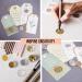 Hoppler Premium Wax Seal Kit with Sealing Wax Gun, Sticks, Stamp, Mold & Extras for Bulk Invitations - Full Kit - Buy Online on GoSupps.com